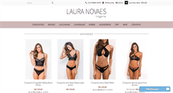 Desktop Screenshot of lauranovaes.com.br
