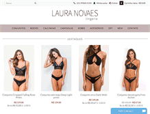 Tablet Screenshot of lauranovaes.com.br